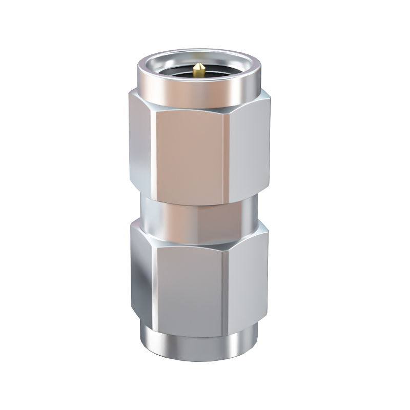 BOYANG/ 博扬 高频同轴转接器 BY-SMA-JJG DC-18G 不锈钢 RF射频微波连接器 SMA公转SMA公 50Ω 1个