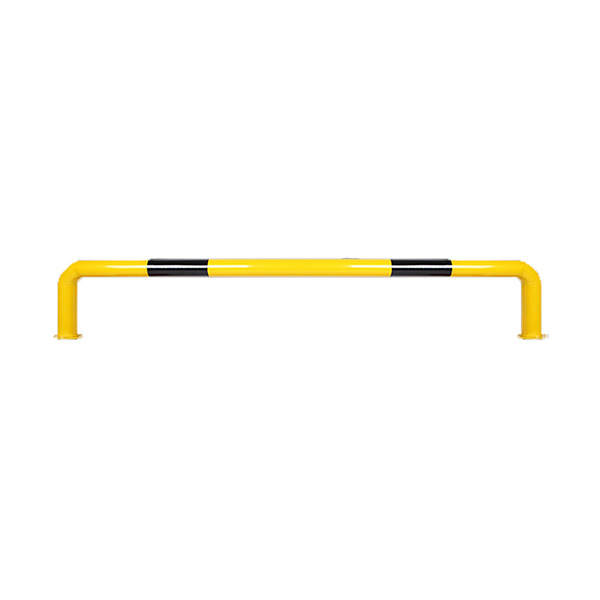 ZKH/震坤行 加厚U型钢管防撞护栏 SPUS-20 φ60×2000×200mm 壁厚2.0mm 黄黑烤漆 满焊打磨 1根