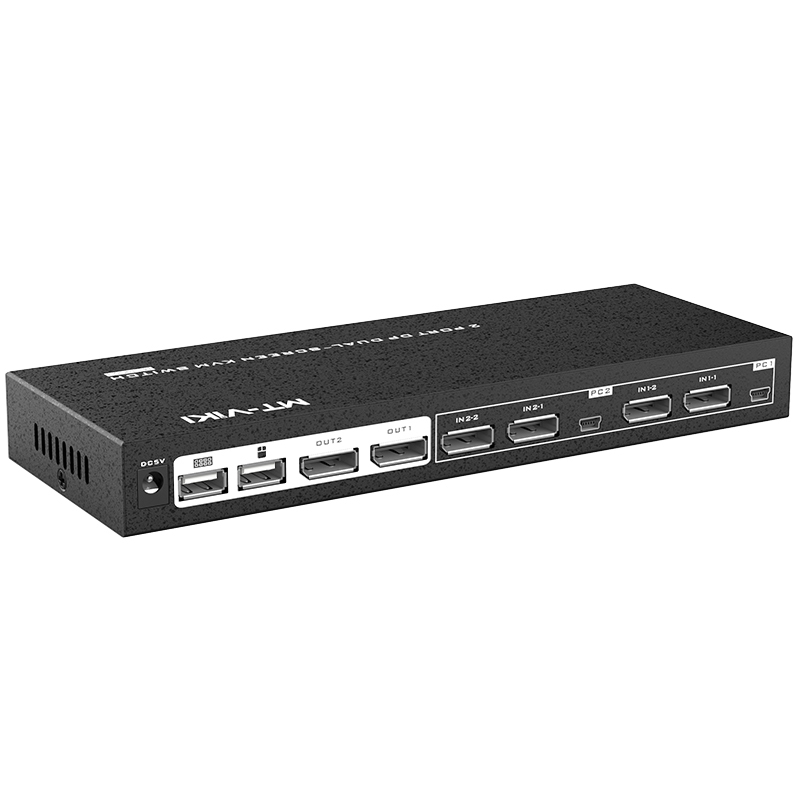 MT-VIKI/迈拓维矩 DP双屏KVM切换器 MT-PK221 1台