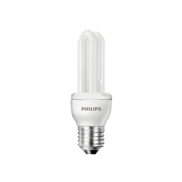 PHILIPS/飞利浦 三基色节能灯泡 E27-2U 11W-白光6500K 1个