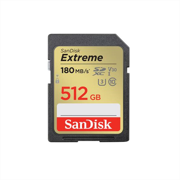 SANDISK/闪迪 SD存储卡 SDSDXVV-512G-ZNCIN U3 C10 V30 读速180MB/s 写速130MB/s 1个