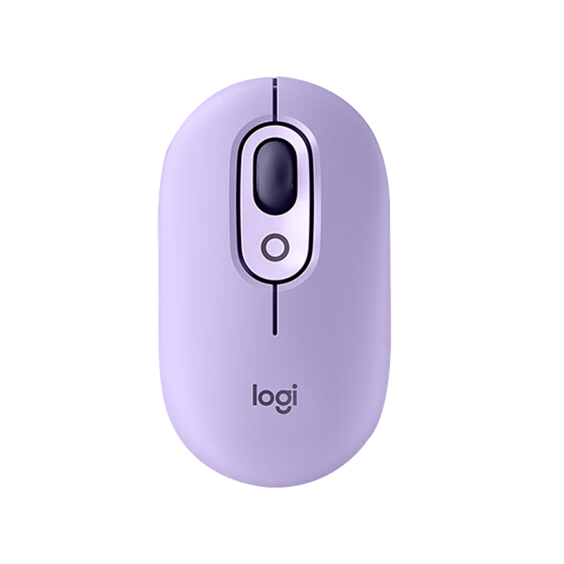 LOGITECH/罗技 鼠标 POP MOUS SE星暮紫 USB接口 1个
