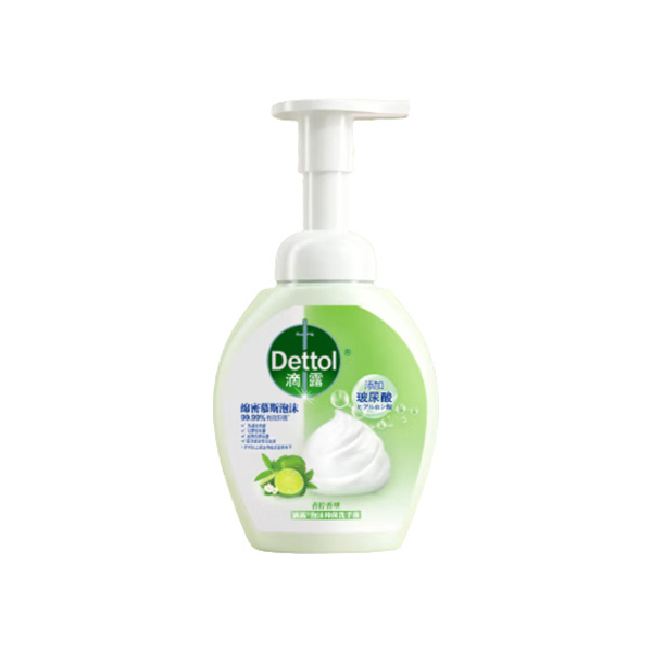 DETTOL/滴露 泡沫抑菌洗手液青柠香型 6974352530369 250mL 1瓶