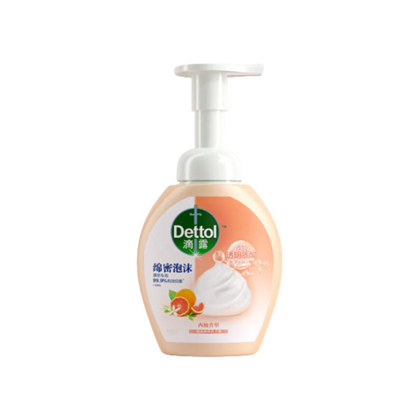 DETTOL/滴露 泡沫抑菌洗手液西柚香型 6974352530352 250mL 1瓶