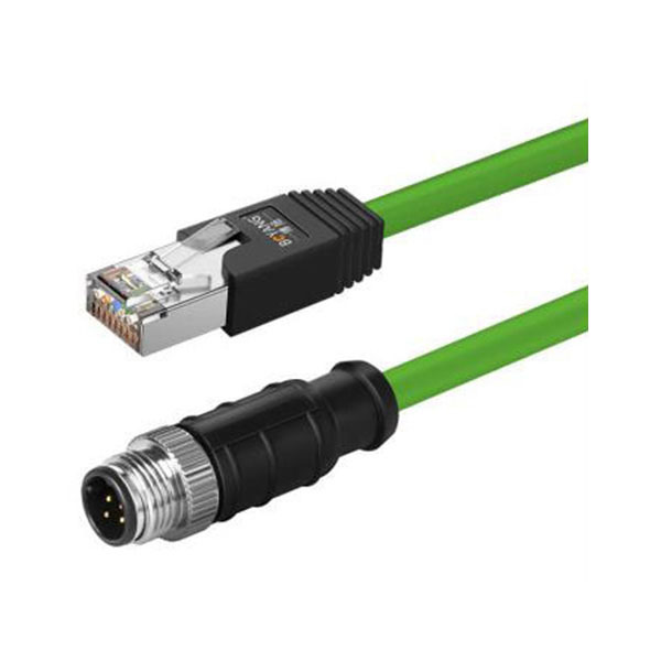 BOYANG/ 博扬 4针D型M12转RJ45高柔相机工业网线 BY-TL-D20m 20m 1条