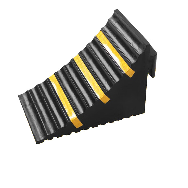 ZYE/者也 橡胶车轮止退器 20814-6 5孔实心底 265×145×180mm 1个