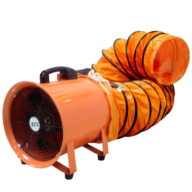 DAOTIAN/稻田 移动手提排风扇 12寸风机+10米风管 200V 520W 1件