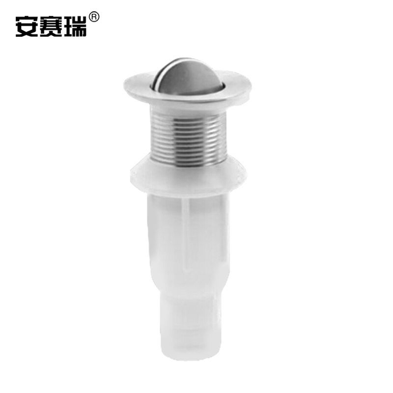 SAFEWARE/安赛瑞 不锈钢面盆下水器 450292 60×155×30mm 弹跳不带溢水孔加排水管 1个