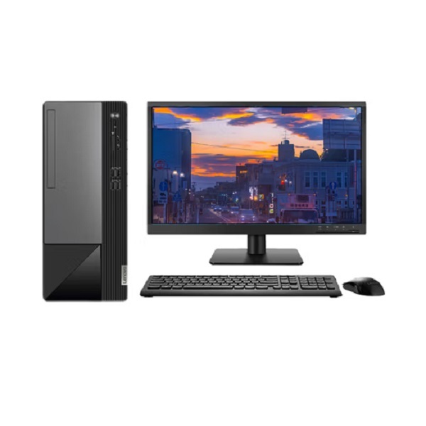 LENOVO/联想 台式电脑整机 M460 定制i5-12400 (16GB)(512G SSD)集显 无驱 Win11 64位家庭版 有线键鼠套装 23.8"显示器 1套