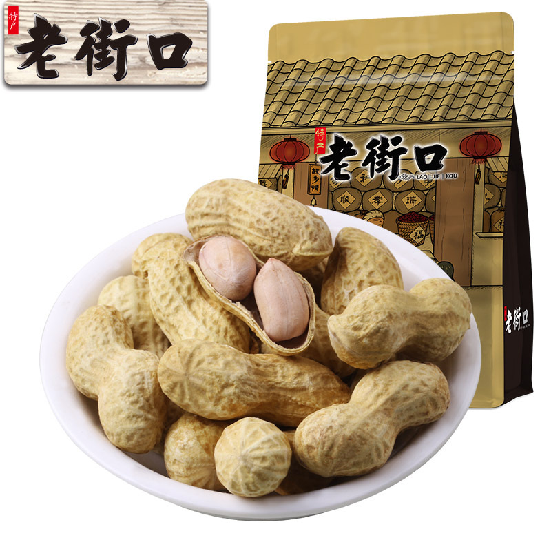 LAOJIEKOU/老街口 蒜香花生 420g 1袋