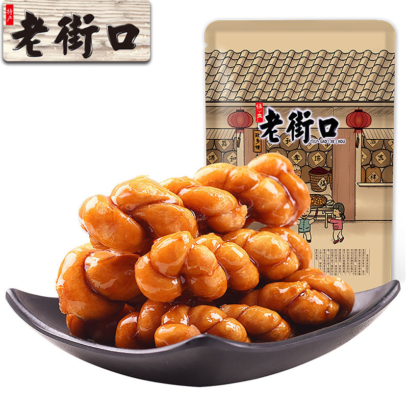 LAOJIEKOU/老街口 红糖麻花 500g 1袋