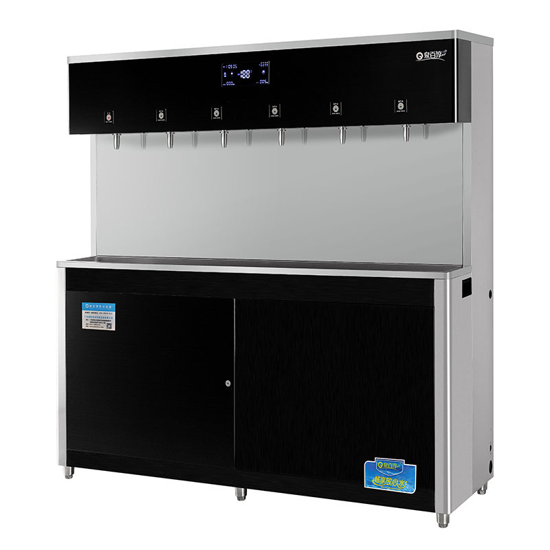 QUANBAICHUN/泉百淳 三开三温豪华商用节能饮水机 BC-6EF-L 35L 380V 6kW 四级超滤过滤 开水60L/h 温开水350L/h 含基础安装 超出辅材按标准收费 1台