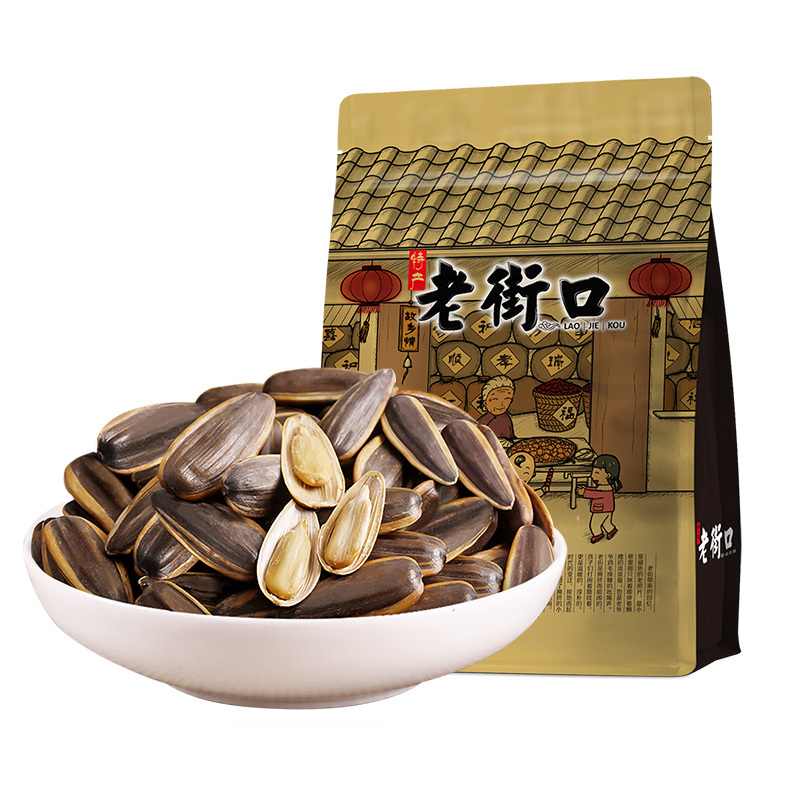 LAOJIEKOU/老街口 山核桃味瓜子 500g 1袋