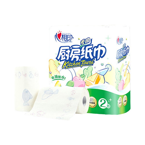MIND ACT UPON MIND/心相印 厨房用纸系列双层卷纸 KT102 75节 1箱