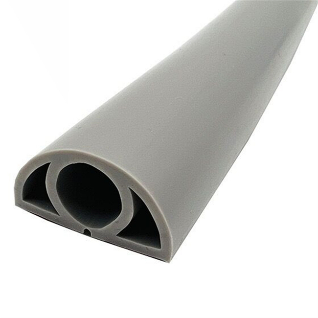 JIALIAO/嘉辽 PVC软橡胶阻燃绝缘线槽 BS4ZP23658 25×13mm (内经10mm) 灰色 长20m 1卷