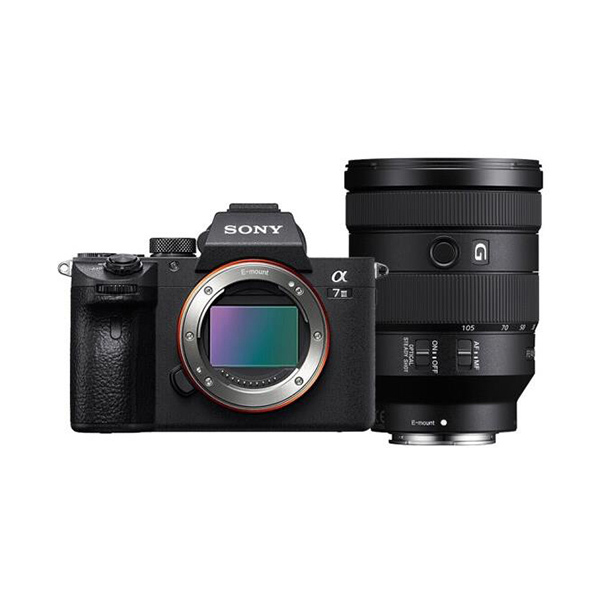 SONY/索尼 相机 A7M3+FE 24-105mm 含读卡器+64GB内存卡+国产双肩包+卡色铜环多层双面镀膜镜头保护镜各一 1套