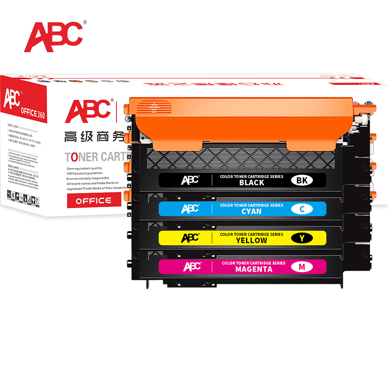 ABC 硒鼓 LT1821四色套装 适用联想LT1831/CS1821/CS1821W/CS1831/CS1831W/CM7110W/CM7120W 1套