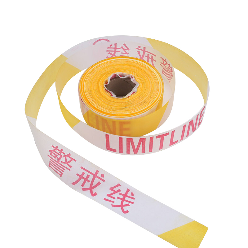 STATE AID/援邦 散装警戒线 XF-JJX-100B 长100m 宽4cm 黄白色 1盘