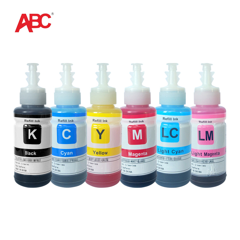 ABC 墨水 爱普生 674 六色套装 420mL 适用爱普生L360/L805/L380/L850/L1800/L1300/L405/L565/L485/L310/L455/L313/L383/L130/L363/L301/L551/L385/L101等 1套