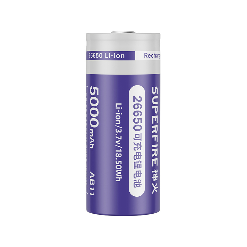SUPERFIRE/神火 锂电池 26650可充电 5200mAh AB11 1个