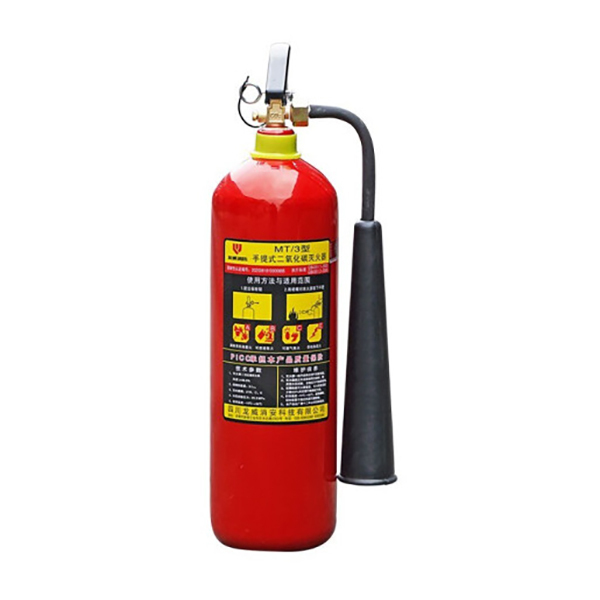 LW/龙威消防 手提式二氧化碳灭火器 MT/3 容量3kg 红色 1个