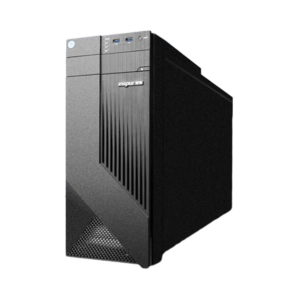 INSPUR/浪潮 工作站 NP3020M5 定制 E-2224 16GB 2TB SATA×2 2×1000MB 300W 有线键鼠 配I2470EWH 23.8"显示器 1套