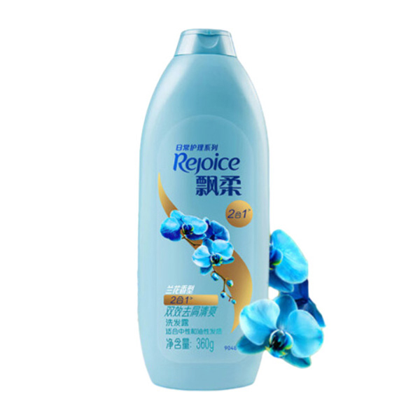 REJOICE/飘柔 日常护理双效去屑清爽型洗发露 6903148030363 360g 1瓶