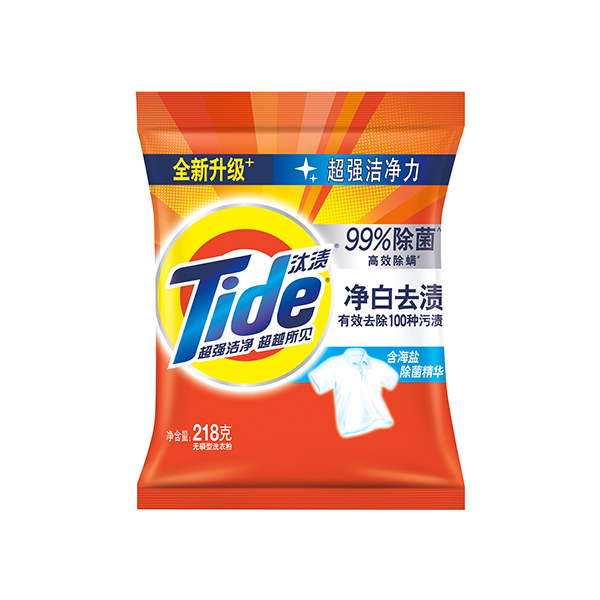 TIDE/汰渍 净白去渍升级洗衣粉 6903148078884 218g 1袋