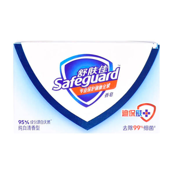 SAFEGUARD/舒肤佳 纯白清香型香皂 6903148144541 100g 1块