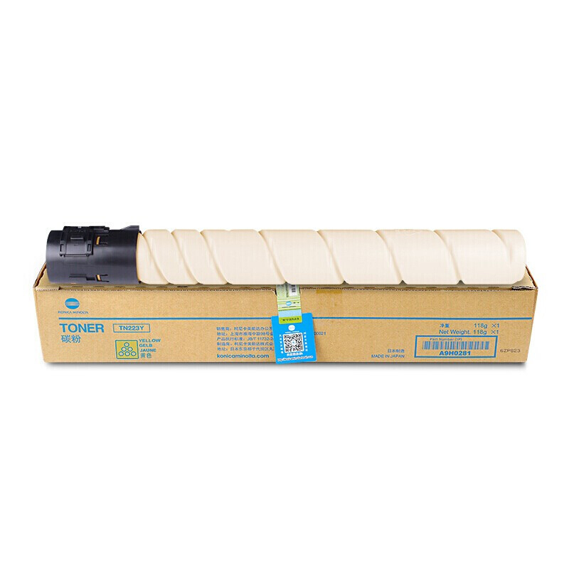 KONICAMINOLTA/柯尼卡美能达 原装耗材 TN223Y 黄色 适用C226/C266 1支