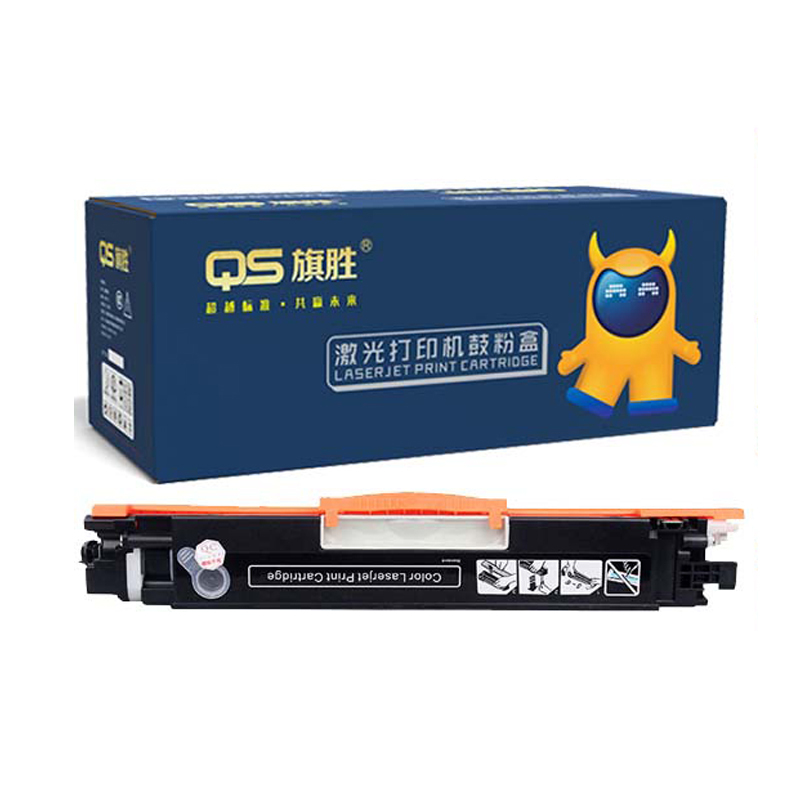 QS/旗胜 CF350A系列硒鼓 ce313a 黑色 适用惠普HP CF350A/CE310A/126A/130A/MFPM176n/M176fn/M177fw/M177/M175a/M175nw/M176n/M275nw/M275a/CP1025/CP1025nw/CP1020/LaserJet Pro100/佳能 CANON LBP7010C/7018C/CRG-329 1支