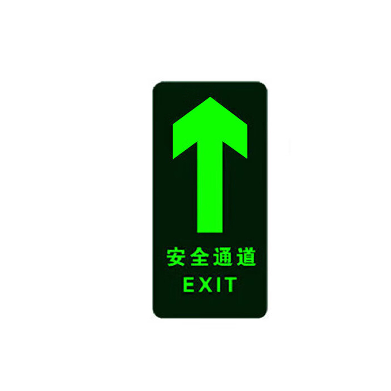 JZSB/京洲实邦 夜光PVC防滑警示地贴 地贴安全通道直行 145×295mm 1张