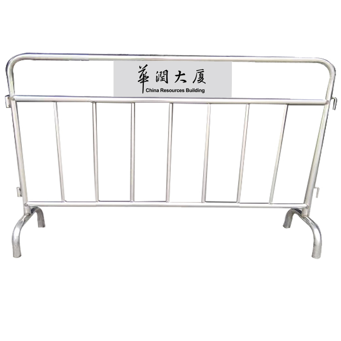 YUETONG/月桐 不锈钢铁马护栏 YT-TMD1 单色logo 长1.8m 高1.2m 不锈钢色 1个