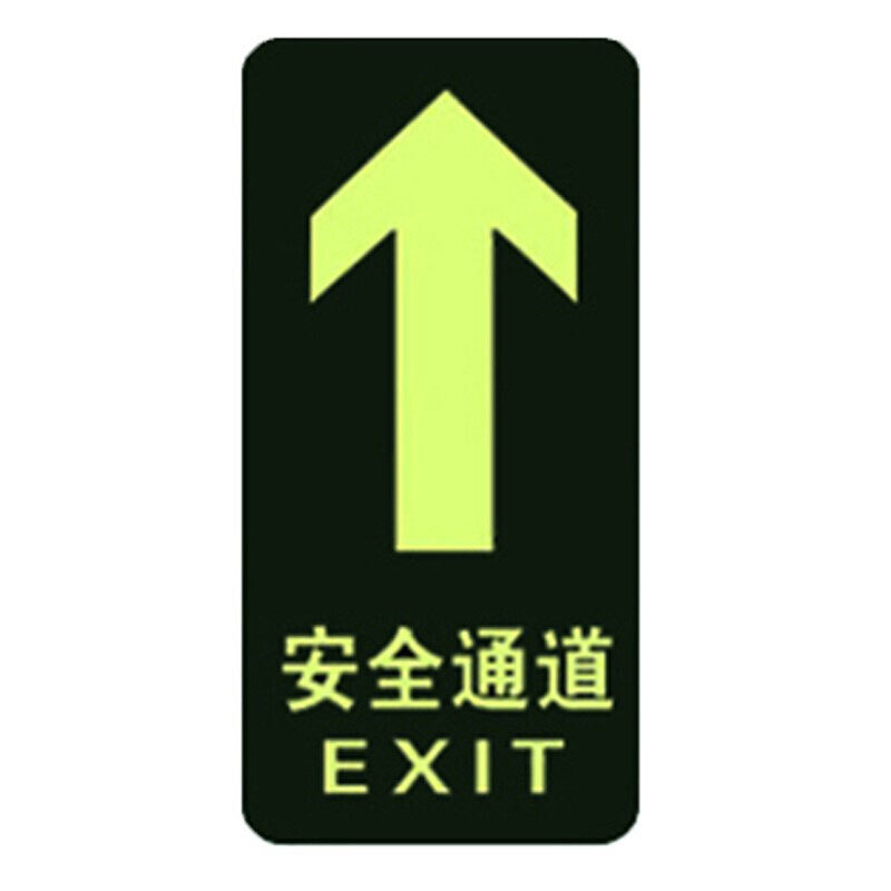 KIMSLOW/金诗洛 KSL213系列夜光地贴 (安全通道直行C-4) 14.5×29.5cm PVC+背胶 2个 1包