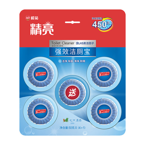 JINGLIANG/精亮 蓝泡泡洁厕宝 2147483647 50g×5块 1盒