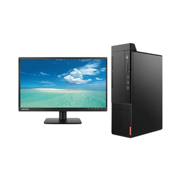 LENOVO/联想 台式电脑整机 启天M455 改配 i5-12500 8GB (128GB SSD)+1TB HDD 集显 无驱 Win10专业版(嵌入式) 配联想来酷23.8"显示器 1套
