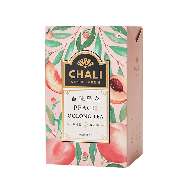 CHALI/茶里 花草茶叶蜜桃乌龙茶盒装 45g 1盒
