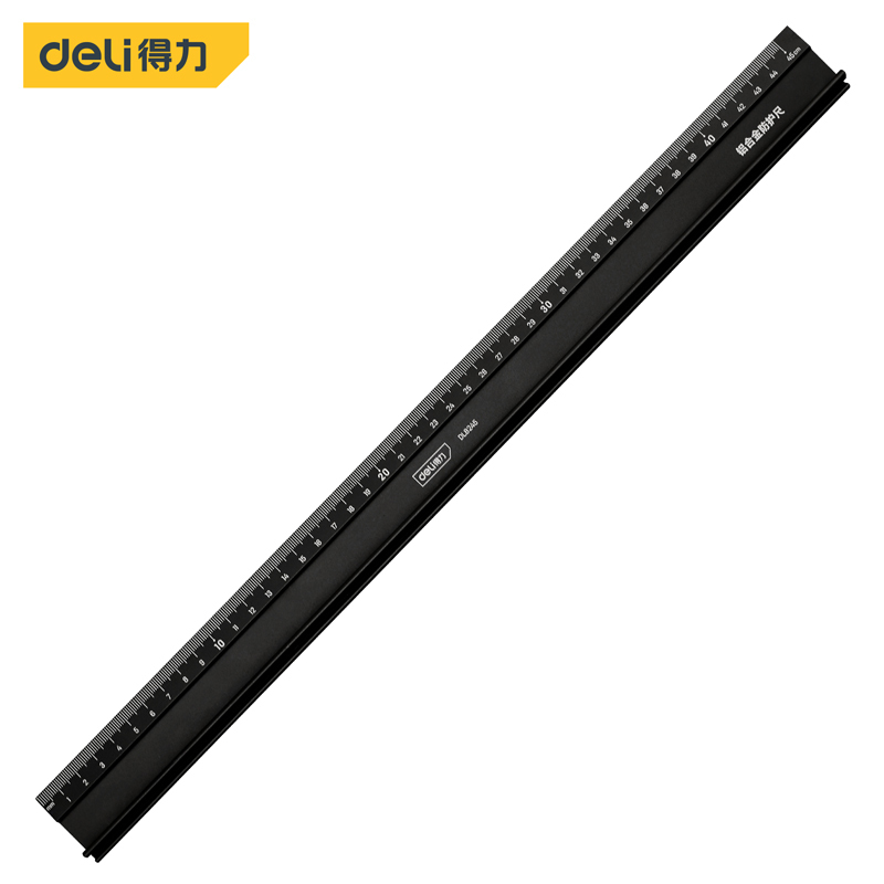 DELI/得力 防护直尺 DL8245 450mm 不含第三方检测 1把