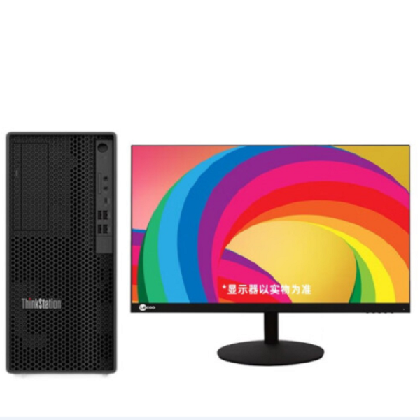 THINKPAD/联想 工作站 ThinkStation K 定制 i7-12700 (32GB) (1TB)SSD (RTX3060-12G)独显 Win10H 配联想来酷H2721U 27" 4K IPS 四边微边显示器 1套