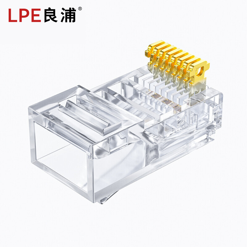 LPE/良浦 六类水晶头 NV-8P-6 1包