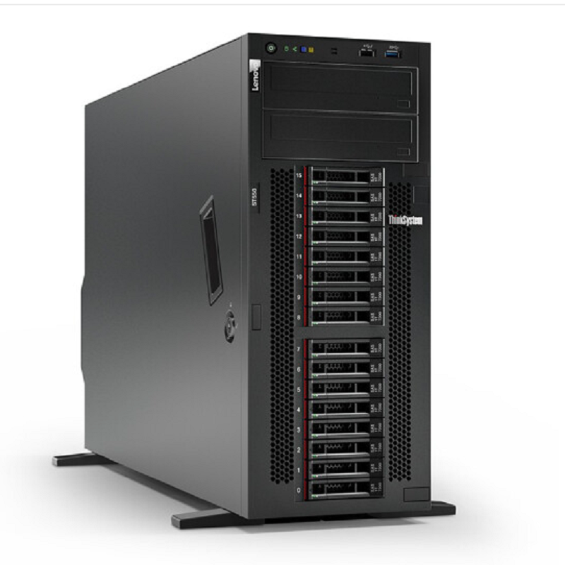 THINKPAD/联想 ThinkSystem ST558 双路4U塔式服务器工作站主机GPU深度学习高性能计算人工智能 1颗3104(6核 1.7G) (16GB) (2TB)SATA 三年保修(含安装调试及数据迁移服务) 1台