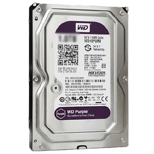 HIKVISION/海康威视 西部数据监控级存储硬盘 WD63PURU-78 容量6TB 外型尺寸3.5" 转速5400RPM 1个