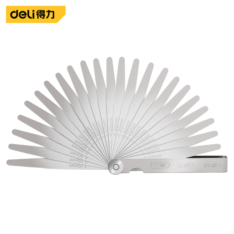 DELI/得力 塞尺 DL9505 23片 不含第三方检测 1把