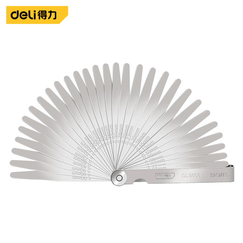 DELI/得力 塞尺 DL9506 32片 不含第三方检测 1把