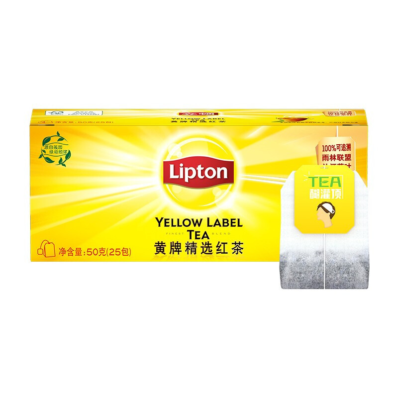 LIPTON/立顿 黄牌精选红茶 S25 1盒