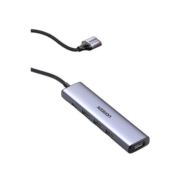 UGREEN/绿联 USB3.0分线器扩展坞 90880 高速4口 HUB集线器 适用笔记本电脑 一拖多 带供电口 1.5m 1个
