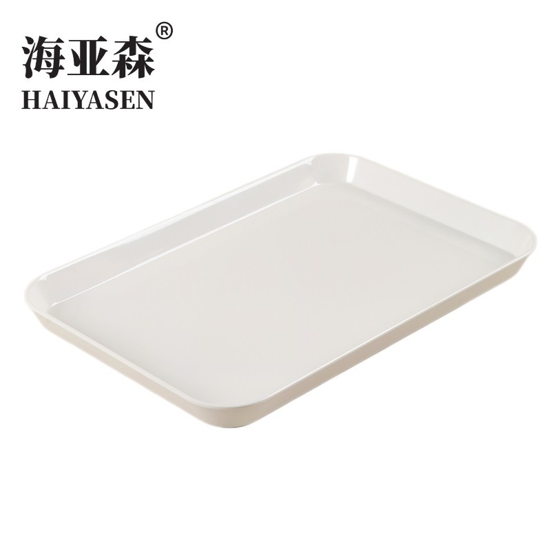 HAIYASEN/海亚森 食品级A5密胺材质托盘 TK-2036 34.3×23.6×2.6cm 1个