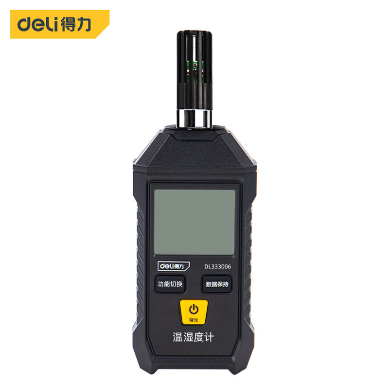 DELI/得力 迷你工业温湿度计 DL333006 1个
