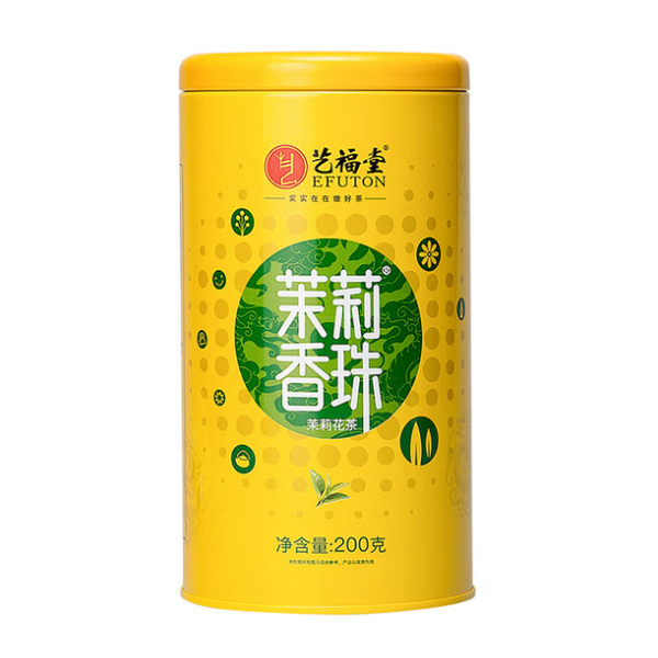 EFUTON/艺福堂 茉莉香珠 特种 200g 1罐