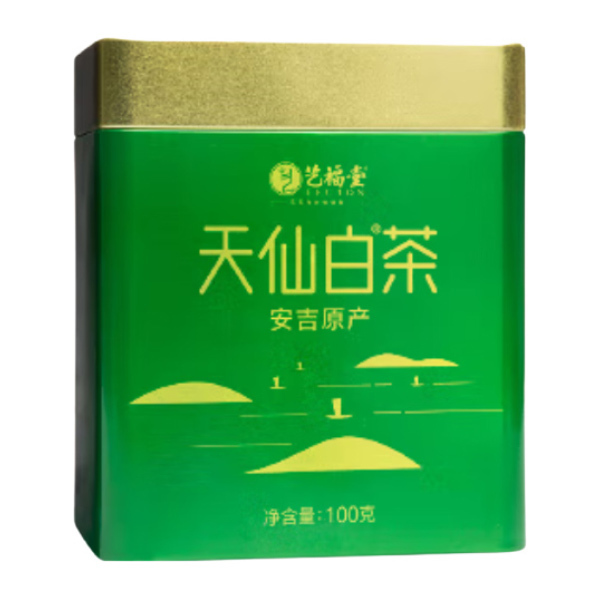 EFUTON/艺福堂 天仙白安吉白茶 EFU10+ 100g 1罐